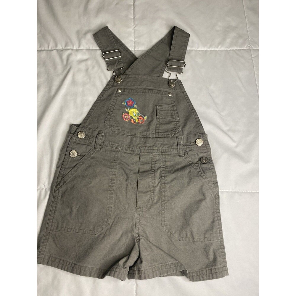 vintage Looney Tunes Tweety Bird overalls 2001 size 4-5 kids